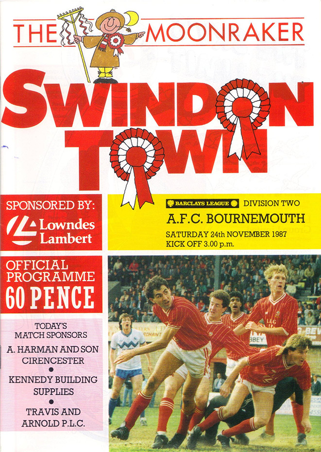 <b>Saturday, November 28, 1987</b><br />vs. AFC Bournemouth (Home)